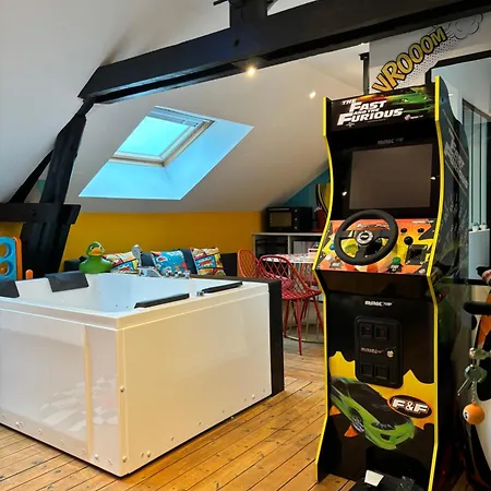 Game Zone 6 Max Center Parking Wifi 2 Jacuzzi Appartement